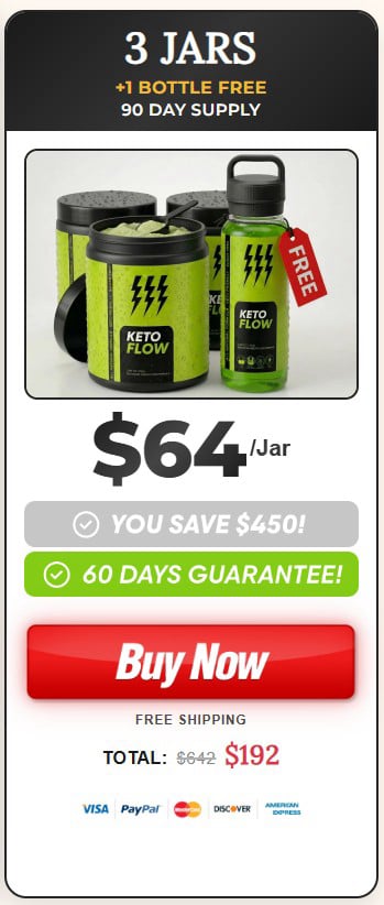 ketoflow 3 jars price